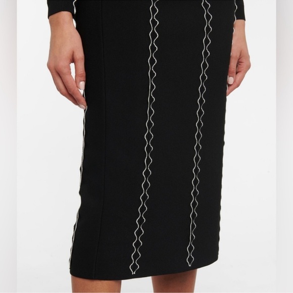 Alexander McQueen Stretch-Jersey Midi Skirt - Size S - Picture 4 of 16